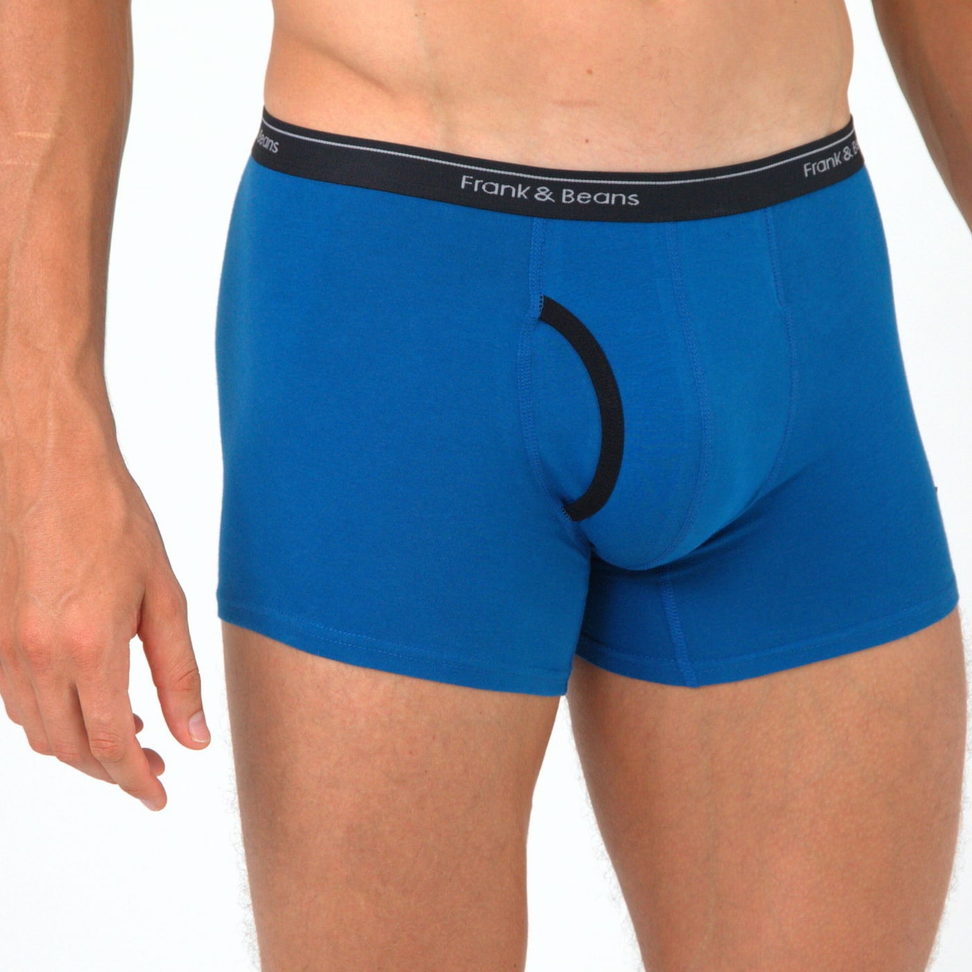 teal blue boxer briefs cotton front detail