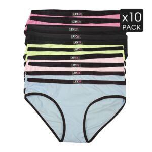 10 Mix Colour Pack XYXX Underwear Womens Bikini Brief S M L XL XXL