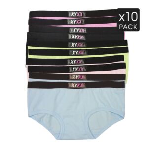 10 Mix Colour Pack XYXX Underwear Womens Boyleg S M L XL XXL