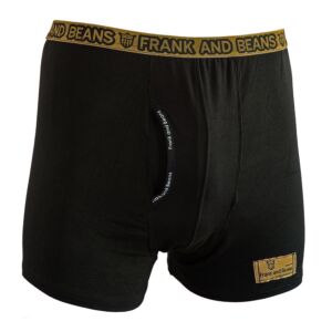 Frank and Beans Underwear Mens Cotton Boxer Briefs S M L XL XXL Trunks - Midnight Gold Modal